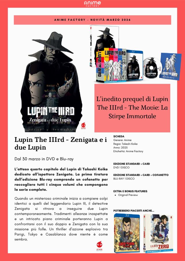 Lupin The IIIrd - Zenigata e i due Lupin